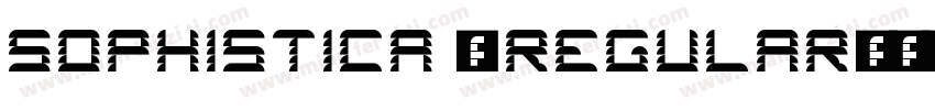 Sophistica 2 Regular字体转换